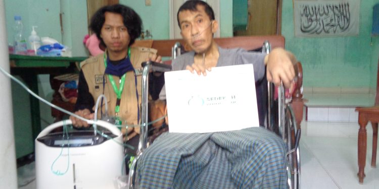 penderita gangguan pernapasan akut